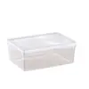 Caja de Plástico Transparente Hecha a Medida con Tapa, Caja de Almuerzo para Almacenamiento, Caja de Empaque de Alimentos, Caja de PP, Personalización de Tamaño, Venta al por Mayor de Fabricante