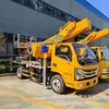 Veículo para Trabalho em Altura Dongfeng Huashen Marca Azul 31m Veículo para Trabalho em Altura Chengli Marca Azul 24,28m 31m