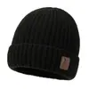 Gorro de lana para hombre de invierno con más terciopelo, más grueso, tejido, para circunferencia de cabeza grande, adulto, protección para las orejas, cálido, protección contra el frío, gorro de esquí para exteriores