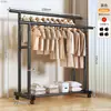 Perchero de Pie Sencillo para Uso Doméstico, Tendedero para Balcón Interior, Perchero para Ropa para Dormitorio y Residencia Estudiantil, Perchero Ahorrador de Espacio