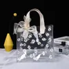 Bolsa de compras PVC a laser personalizada ins de alta qualidade para exposição, brinde promocional corporativo, bolsa de ombro única de gelatina deslumbrante para celebridade da internet