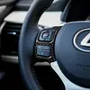 Adecuado para Lexus Is250 Nx200T 300H Volante de Fibra de Carbono Pegatinas Decorativas Accesorios Interiores de Coche