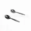 Empaquetado Individualmente, Paquete Pequeño, Cuchara de Postre Limpia e Higiénica, Cuchara de Sopa, Cuchara Blanca, Cuchara de Postre, Cuchara Mate, Gris Transparente