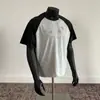 Camiseta de Manga Corta para Hombre, Marca de Moda, Verano Holgada, Manga Tres Cuartos, Nuevo Modelo 2026, Estilo Celebridad de Internet, Camiseta Simple para Hombre