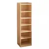 Estantería de libros de piso simple para el hogar, gabinete de almacenamiento de sala de estar de múltiples capas, gabinete de espacio estrecho, estantería pequeña contra la pared, almacenamiento