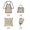 Romántico Vestido de Primavera para Chica Vigorosa Estilo Coreano Tela Flor Fresca Vestido de Mujer Tela Decorativa de Flor Bolsa de Toalla de Seda