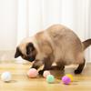 Fábrica de juguetes de pelota silenciosa juguete de pelota para gato pelota para gato auto-alivio mudo pelota elástica pelota de peluche juguete divertido para gato