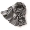Suéter de Caxemira 2026 Outono/Inverno Nova Roupa Feminina Cachecol Quente Espessado Design Plano da Moda Polaina de Tricô Xale