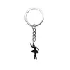 Llavero Colgante de Ballet PVC Pegamento Suave Baile Decoración DIY Hebilla Colgante para Mochila Escolar Decoración de Amazon Regalo Venta al por Mayor