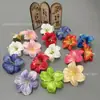 Flor de Hemerocallis de Seda Impresa en 3D Cabeza de Flor Boda Decoración del Hogar Set de Hotel Hecho a Mano Floral Accesorios de Fotografía