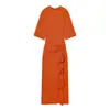 Vestido Feminino Elegante Bodycon Slim-Fit com Babados e Pregas Estilo Europeu e Americano Transfronteiriço 2026 Nova Moda 2100828