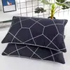 Relleno de almohada para dormitorio estudiantil, almohada alta que no se aplasta, juego de dos, fundas de almohada extraíbles y lavables, almohada de soporte para la columna cervical para el hogar