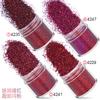 Dark Red Laser Set Cross-Border 12 cores Mixed Nail Art Sequins Espumante em pó Nail Art Jewelry Drill Nail Sticker