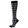 Calcetines de compresión deportivos unisex para pantorrillas, más de 200 estilos de calcetines de compresión largos para saltar la cuerda y correr, directo de fábrica