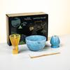 Set de Té Matcha Japonés Transfronterizo Flor de Cerezo Batidor de Té de Bambú Herramientas para Matcha Accesorios Japoneses Tazón de Té