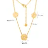 Collar de Plata 925 Producto Nuevo Flor de Cinco Pétalos Colorida Colgante CNC para Mujer Cadena de Suéter de Moda de Gama Alta Accesorio Popular Versátil