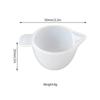 Molde de gota de pegamento diy taza de color pequeña sub-taza sub-taza gota de pegamento de cristal mezcla desespumante Vaso Medidor de Silicona venta al por mayor