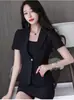 Ropa de Trabajo para Técnico de Pediluvio Traje Nuevo Tienda de Masaje de Pies Aspecto Adelgazante Cubre Vientre Masaje Sauna Club Sexy Ropa de Trabajo