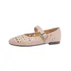 Zapatos Mary Jane calados estilo francés para mujer, nuevos zapatos planos de ballet de verano 2026, zapatos de vestir frescos transpirables y cómodos