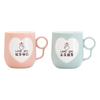 Fabricante Taie Personaliza Set de Tazas para Cepillo de Dientes de Pareja para Uso en Casa, Taza Creativa para Enjuague Bucal, Taza Linda Estilo Ins para Cepillarse los Dientes