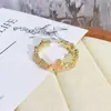 Anel Aberto Gota de Óleo Esmaltado Luz Luxo Alto Padrão Anel Caixa Cega Ao Vivo Vintage Estilo Palácio Flor