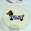 Estilo Japonês Doce Fofo Filhote de Dachshund Boina de Lã Feminina Outono e Inverno Moda Vintage Versátil Chapéu Abóbora de Pintor