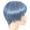 Peluca para Mujer Cabello Corto Bobo Cabeza Redonda Estilo de Peinado Moda Natural de Chica Cool y Guapo Neutral Rojo de Internet Estilo Hoodie Completo