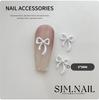 Arte de Uñas Japonés Tamaño Grande Pequeño Lazo Cinta Corbata Joyería Estilo Ins Color Aleación Uñas Accesorios DIY Lote