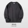 Moletons atacado e sob medida direto da fonte: Moletom com capuz crew neck de cor sólida composto e peso pesado de 400G para homens com logotipo estampado
