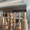 Patas de Mesa Vintage de Madera Maciza Estilo Francés, Hechas a Mano por Blogueros Populares para DIY, Patas de Mesa de Comedor, Patas de Mesa de Café, Patas de Gabinete de Madera, Patas Redondas de Madera