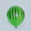 Nuevo globo de fruta 12 pulgadas globo de látex grueso fiesta globo de sandía fresa transfronterizo puesto de mercado nocturno juguetes