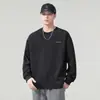 Moletom de alta qualidade com gola redonda para homens, novo estilo primavera e outono 2026, solto e versátil, blusa de moletom de marca moderna, atacado