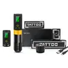 Pluma de Tatuaje Inalámbrica Pantalla LED LCD Herramienta de Tatuaje Máquina de Tatuaje RCA Pluma Batería de Tatuaje