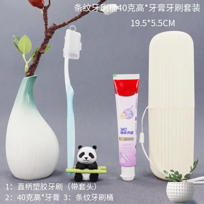 马赛图条纹牙刷桶40克高品牌牙膏牙刷套装.png