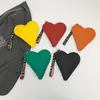 2025 Amor Nuevo de Moda Casual Moda de Invierno Forma de Corazón Color Sólido Moda Casual Bolso de Mano Bolso Mujeres