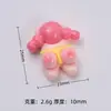 Chica en Bikini Dibujo Animado DIY Accesorios de Pegamento de Crema Gadgets de Resina Joyería Hebilla de Zapato con Agujero Paquete de Materiales Hechos a Mano