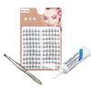 Trilogía perezosa tallo transparente hada natural 120 racimo único pestañas de pelo girasol tallo transparente pestañas postizas