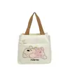 Nueva Bolsa de Lona de Moda para Mujer de Gran Capacidad Estudiante Casual Linda de Moda Oso Bolsa de Compras Bolsa de Almuerzo Bolsa de Almuerzo Portátil
