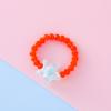 Anillo de Cuentas Adorno para el Pulgar para Niños con Elástico Ajustable Color Caramelo Estrella Lindo Adornos de Mano Venta al por Mayor en Stock