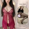Lencería Sexy, Estilo Sexy Pura Lujuria, Camisón Sexy, Uniforme Transparente de Mariposa Caliente para Mujer, Pijama Tentación, Íntimos Qqny