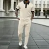 Nueva Camiseta Deportiva Casual de Verano para Hombre con Bloques de Color, Manga Corta, Cuello de Solapa, Media Cremallera, Polo - Transfronteriza Europea y Americana