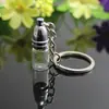 DIY Hecho a Mano Creativo Tapa de Rosca Botella de Perfume Aromaterapia Colgante Botella de Relleno de Aceite Esencial Collar de Botella de Vidrio Llavero