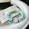 Dulce Sanrio Anillo Intestino Delgado Infantil Lindo Merleti Color Hielo Penetrante Perro Gui Alta Elasticidad Duradero Cuerda para Cabello de Mujer