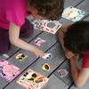8 pegatinas de rompecabezas de gato rompecabezas interactivo padre-hijo creativo mascota de dibujos animados original pegatinas para hacer caras