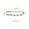 Pin de hebilla anti-exposición Shein broche de pin grande pin de seguridad pin para cintura de pantalones falda artefacto adelgazante de cintura para mujer