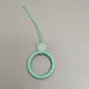 Novo Cordão de Pescoço com Anel para Celular, Silicone Estilo Diamante Fofo Anti-Queda, Cordão USB Curto Universal com Anel