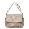 Nuevo Bolso Bandolera Transfronterizo Bolso de Moda para Mujer de Mediana Edad Temperamento Combinable Cuero Suave Gran Capacidad Multicapa Bolso de Hombro Venta al Mayoreo