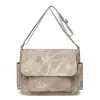 Bolso de Hombro Retro Nuevo Estilo Europeo y Americano para Mujer, Piel Suave de PU, Gran Capacidad, Bolso Cruzado Sencillo, Bolso de Axila Versátil Casual para el Trabajo