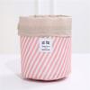 Bolsa de almacenamiento con cordón para brochas de maquillaje, portátil, multifuncional, bonita y práctica bolsa organizadora de tela.