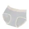 Novo Padrão de Coelho Desenho Animado Fofo Cor Sólida Confortável Macio 10A Algodão Puro Simples Fresco Algodão Macio Calça Roupa Íntima Feminina